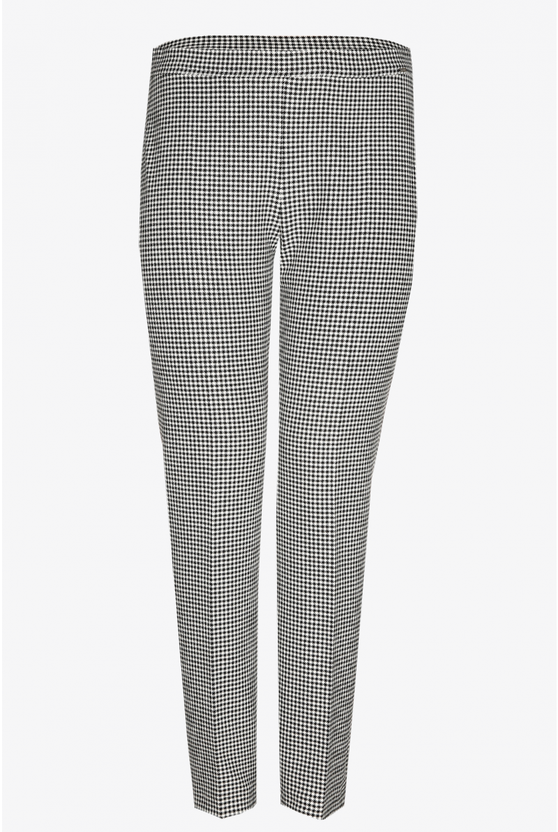 Pantalon à jambes étroites avec motif
