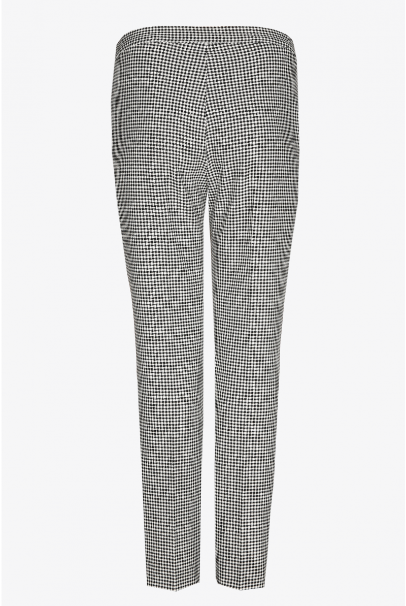 Pantalon à jambes étroites avec motif