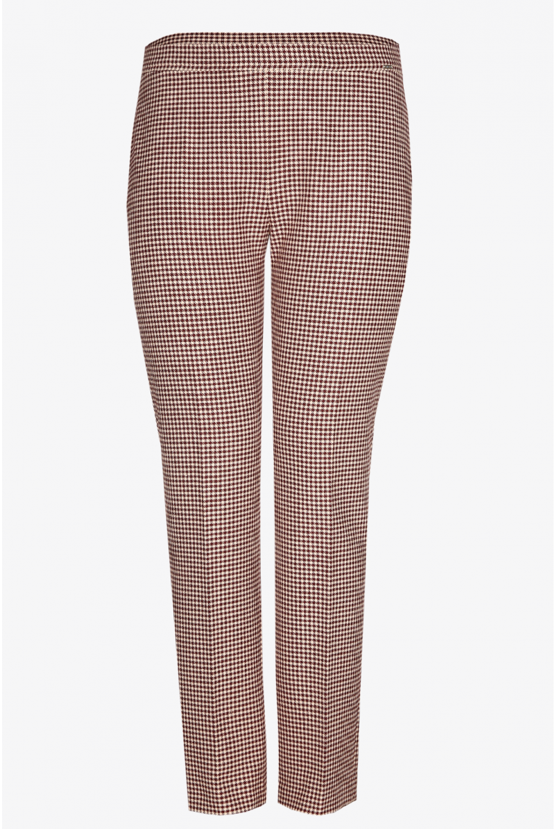 Pantalon à jambes étroites avec motif