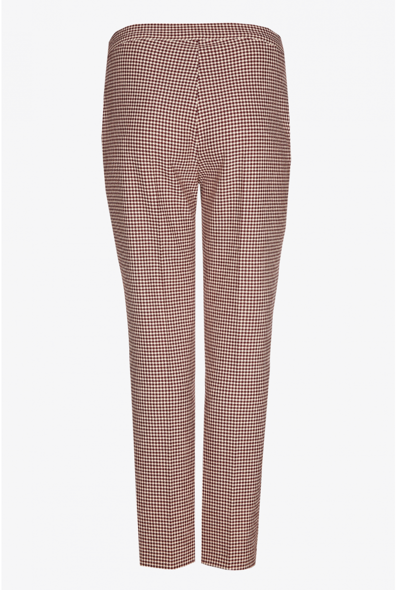 Pantalon à jambes étroites avec motif
