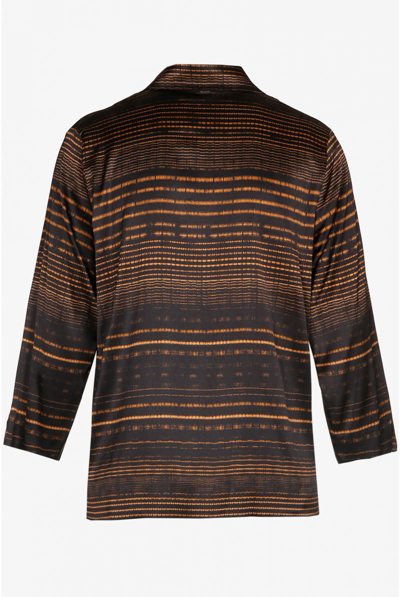 Blouse avec col de chemise en encolure en V