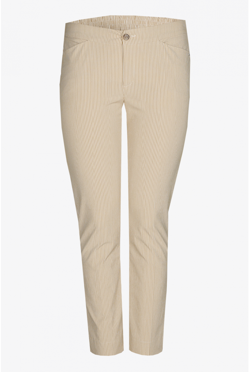 Striped summer trousers
