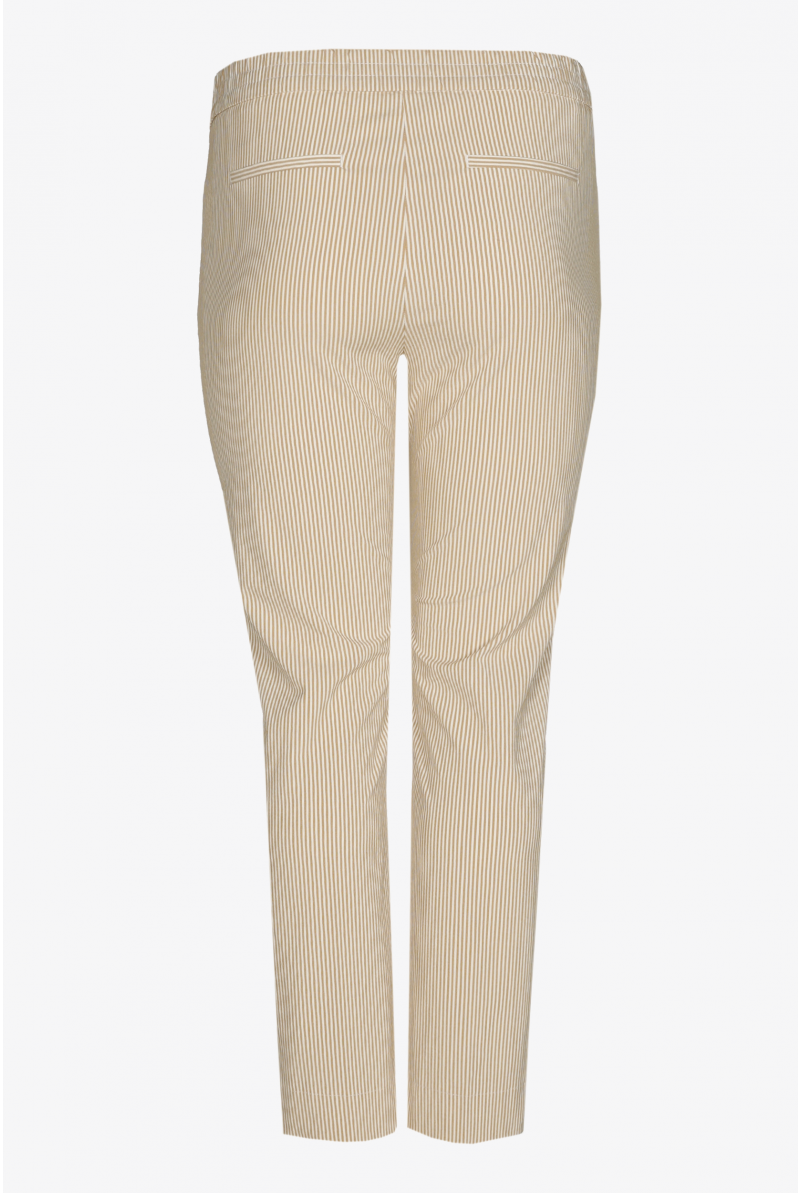 Striped summer trousers