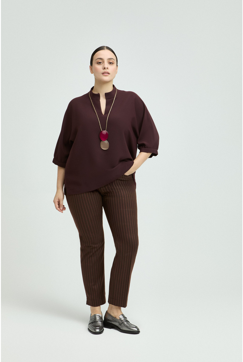 Broek met smalle pijpen 