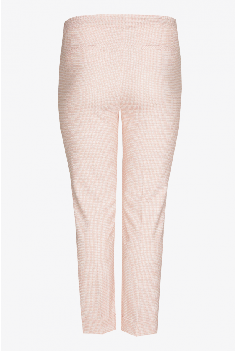 Pastelkleurige broek met ruitjes