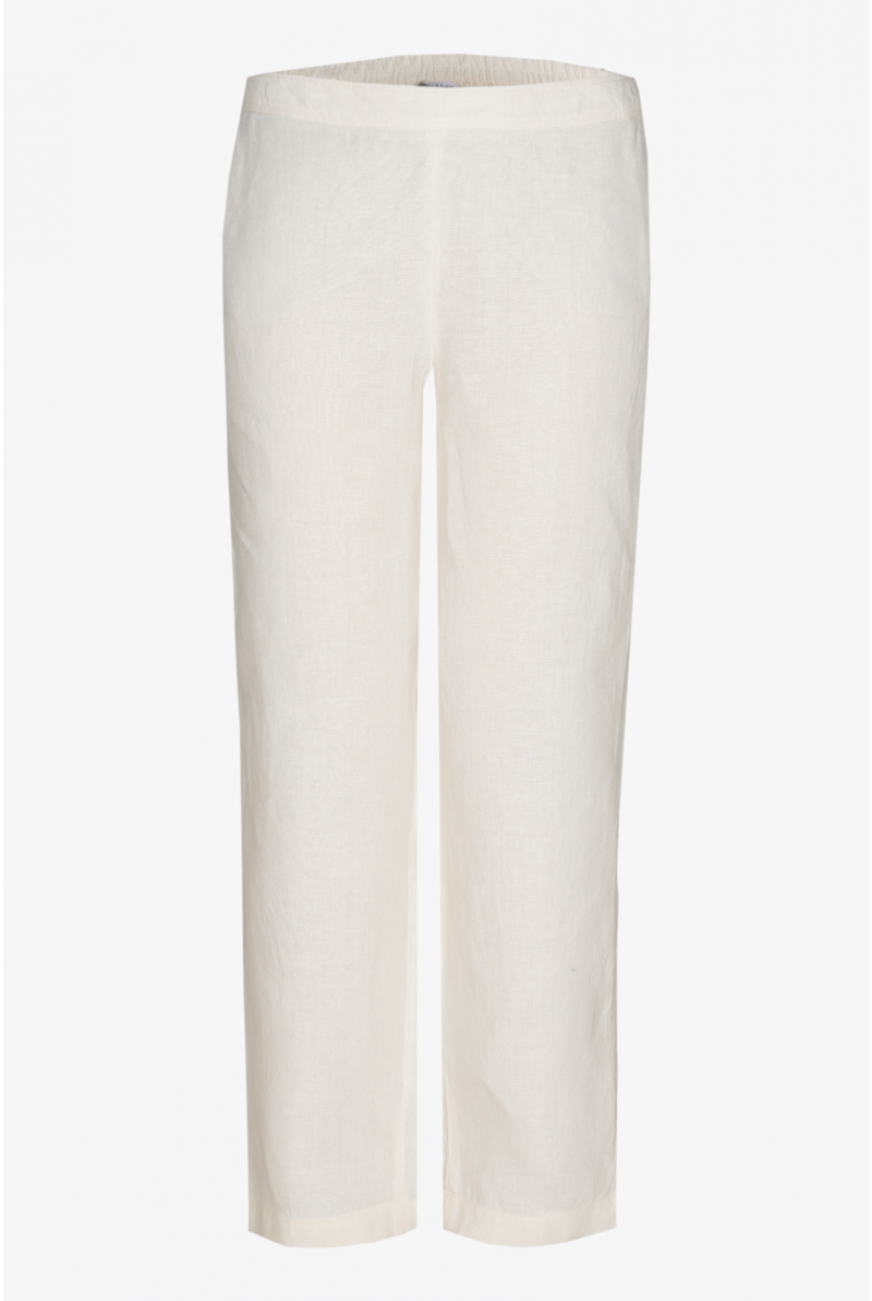 Pantalon en lin à jambes droites
