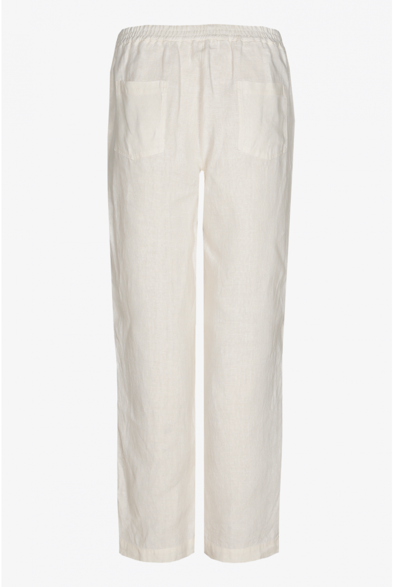 Pantalon en lin à jambes droites