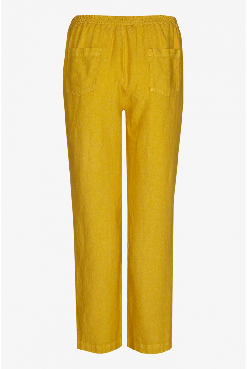 Pantalon en lin à jambes droites