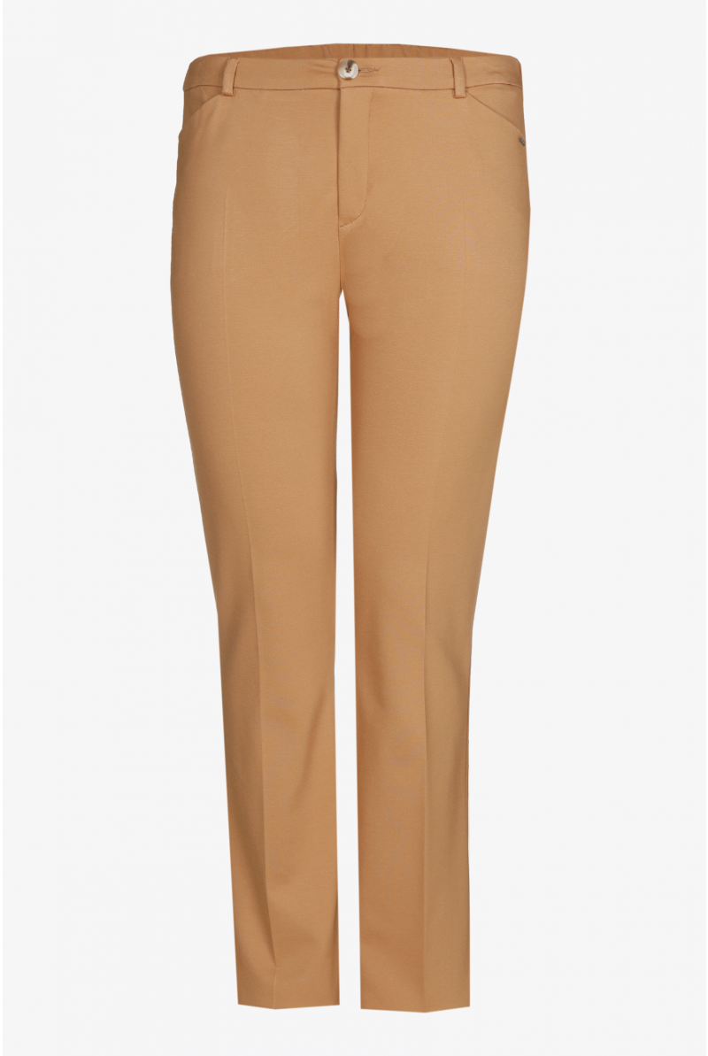 Zachte broek met smalle pijpen