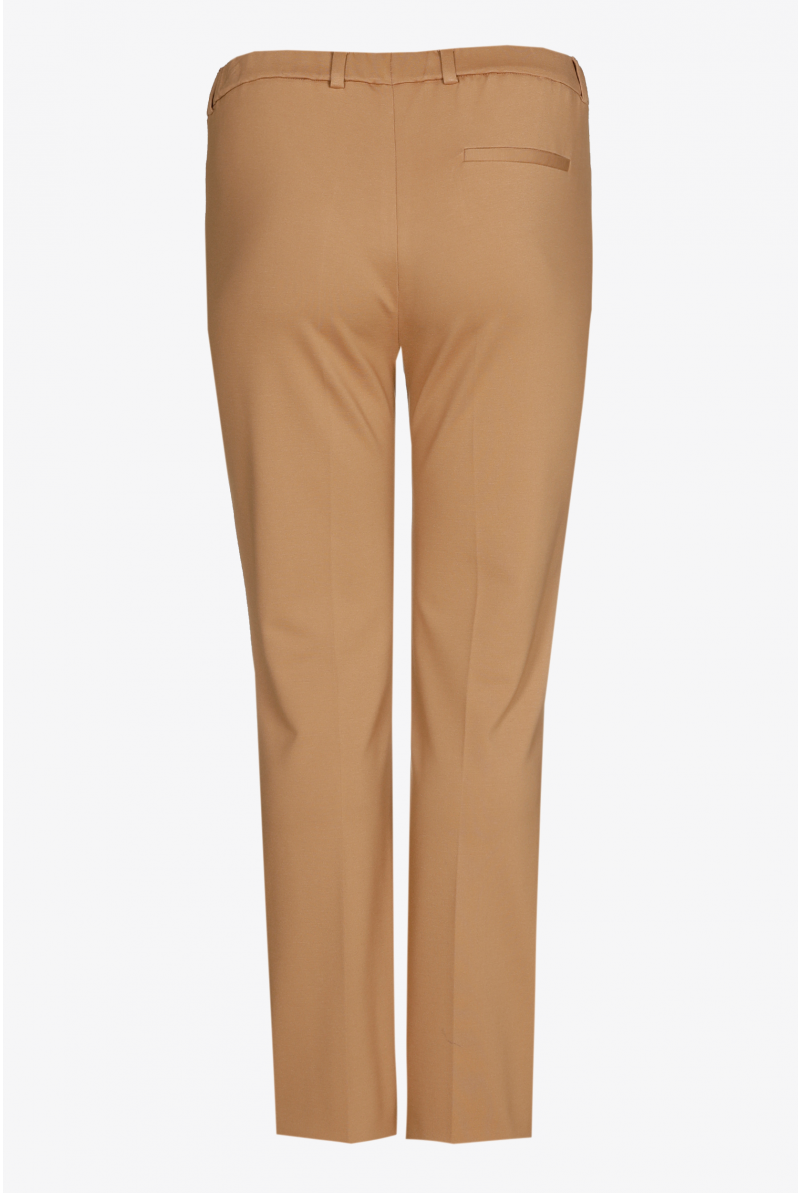 Zachte broek met smalle pijpen