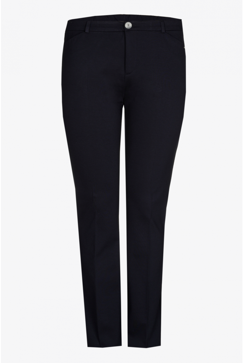 Pantalon doux à jambes étroites