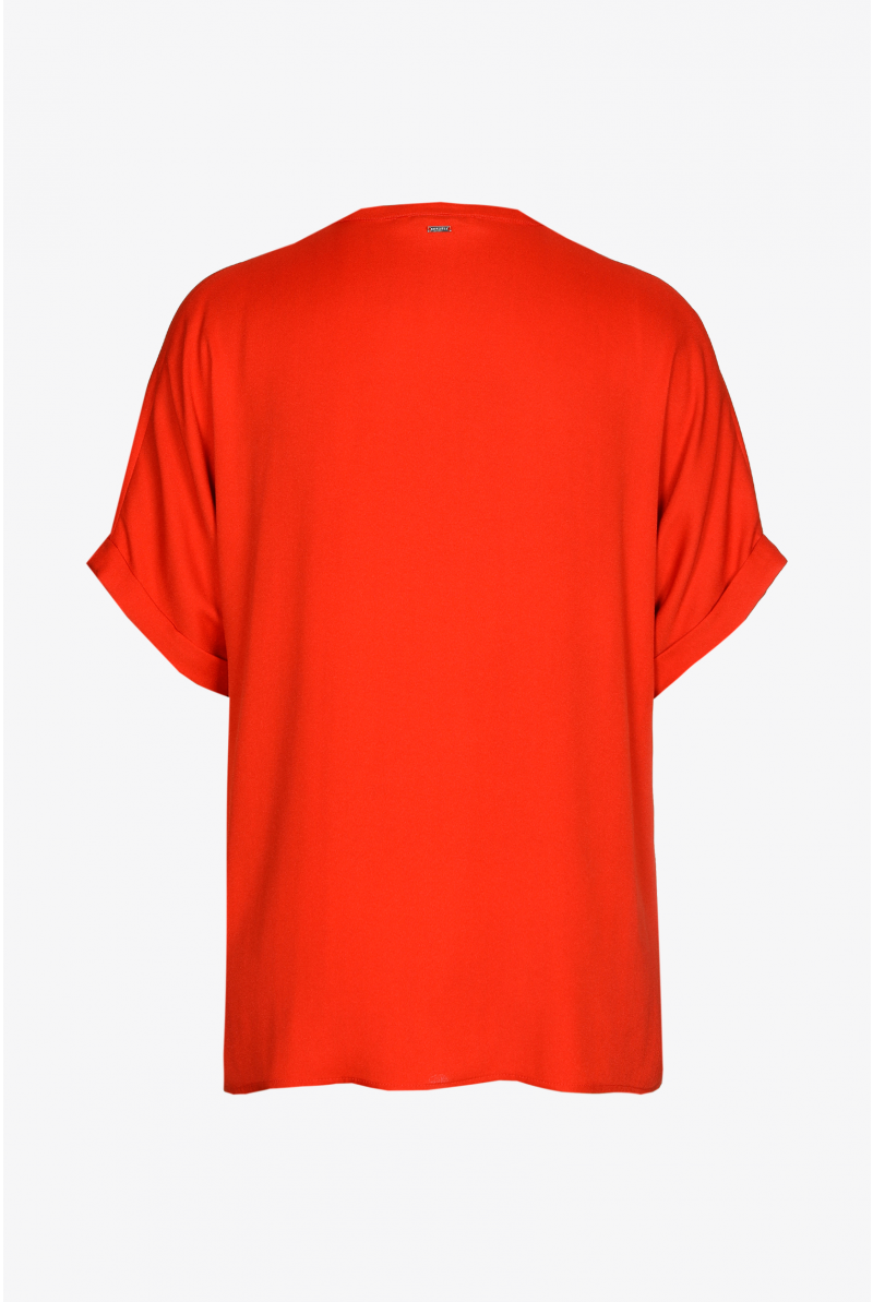 Elegante blouse met V-hals