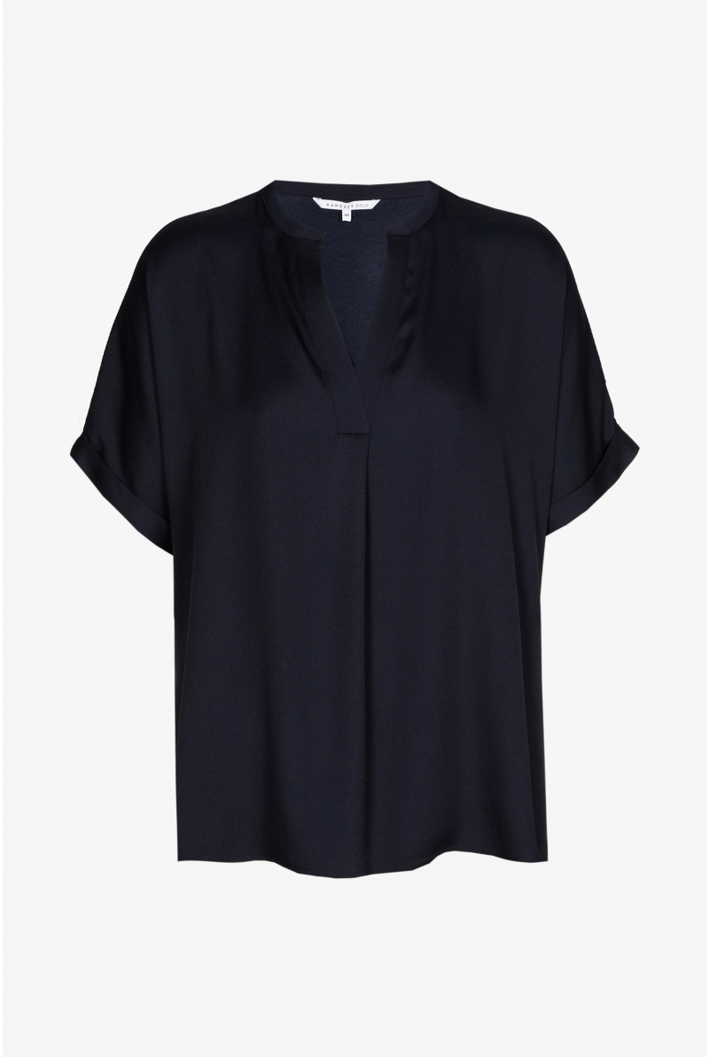 Elegante blouse met V-hals