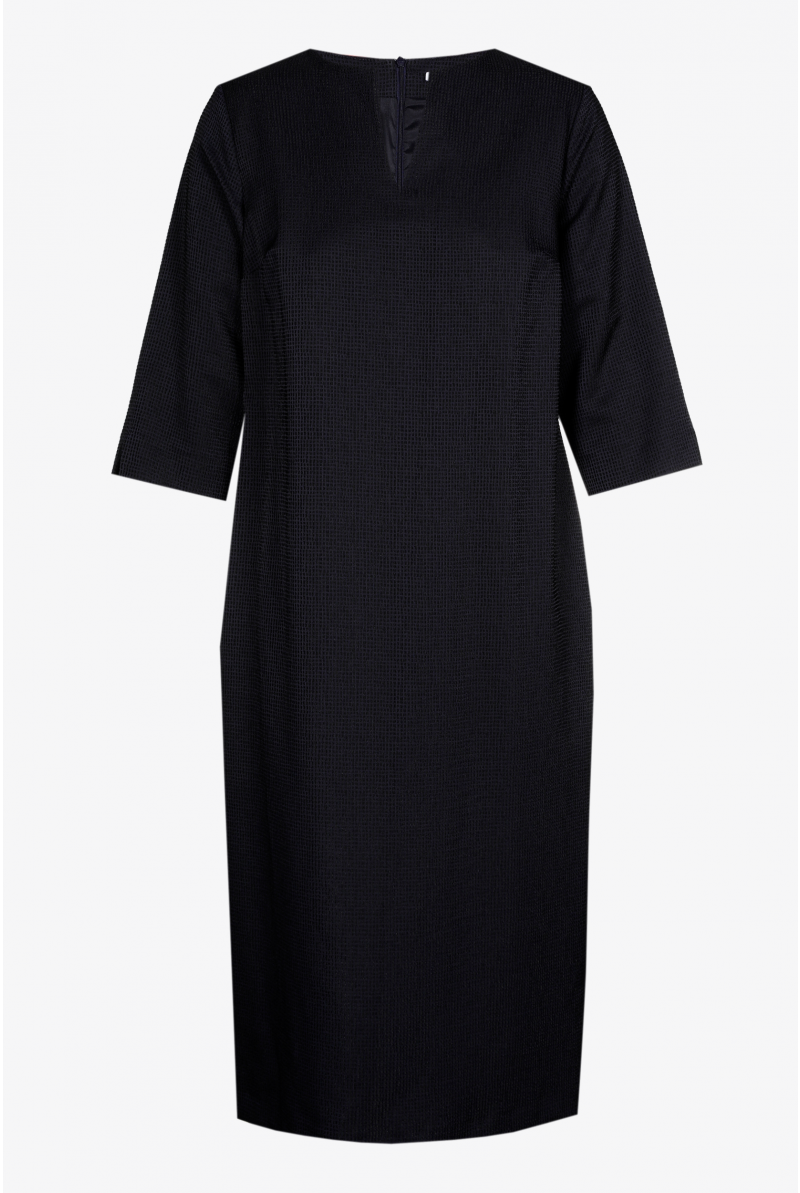 Robe ajustée à manches courtes