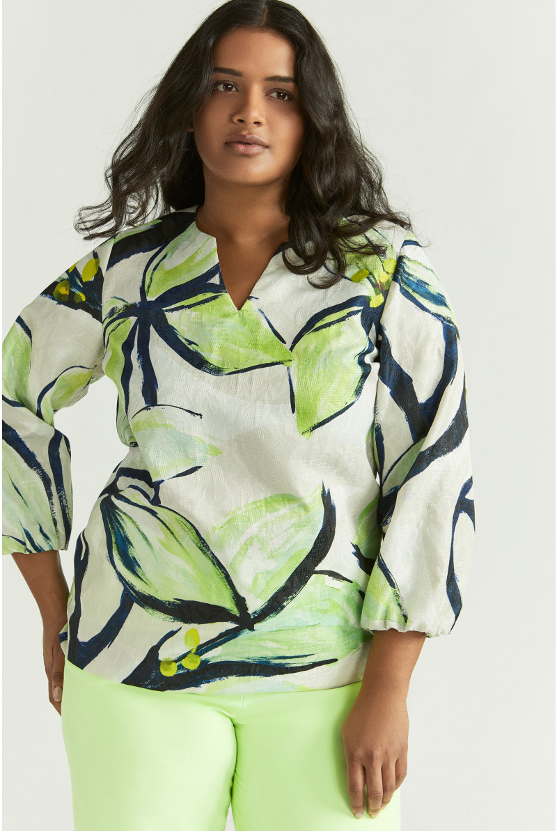 Blouse à motif floral