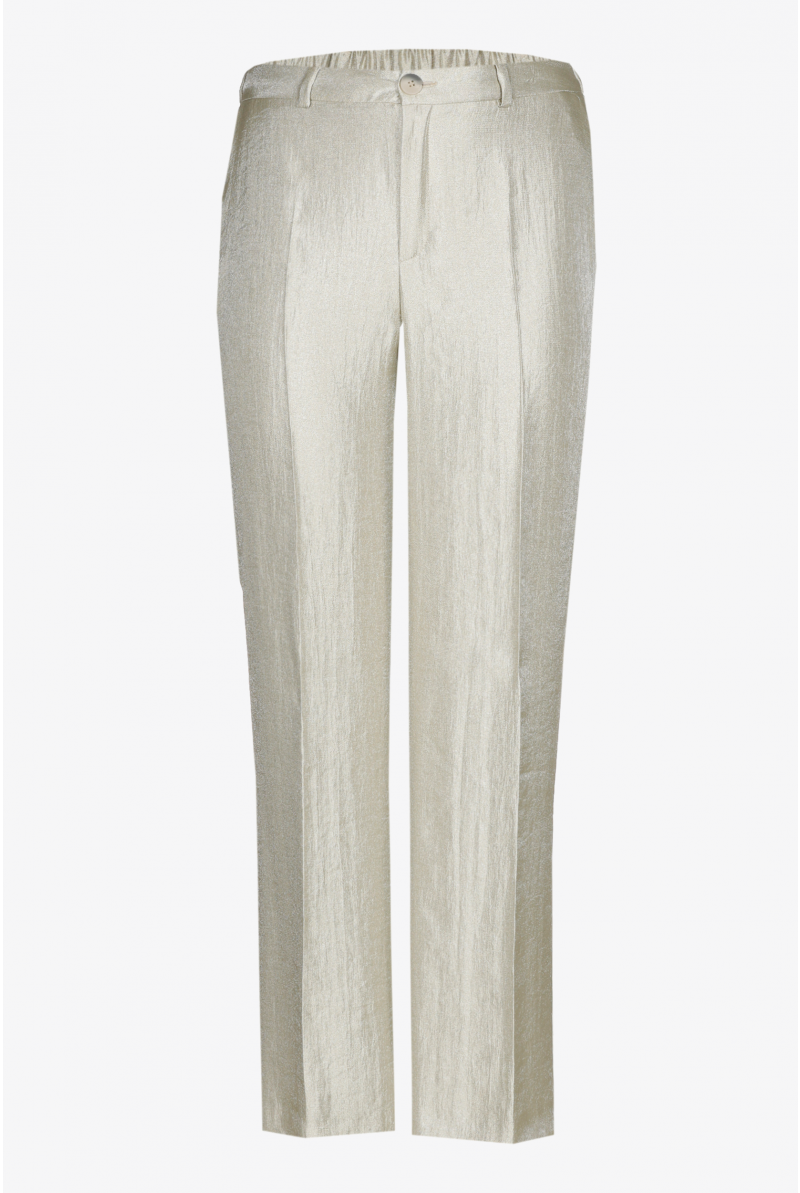Pantalon brillant à jambes larges