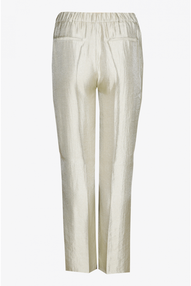 Pantalon brillant à jambes larges