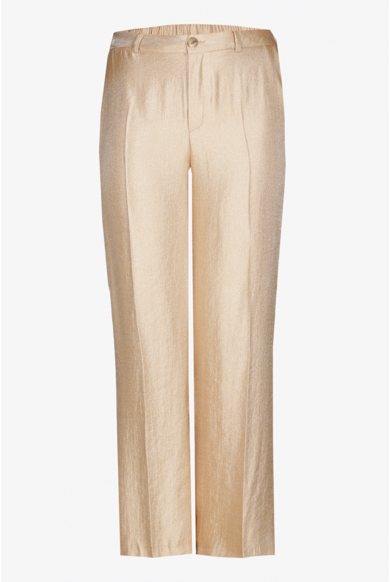 Pantalon brillant à jambes larges