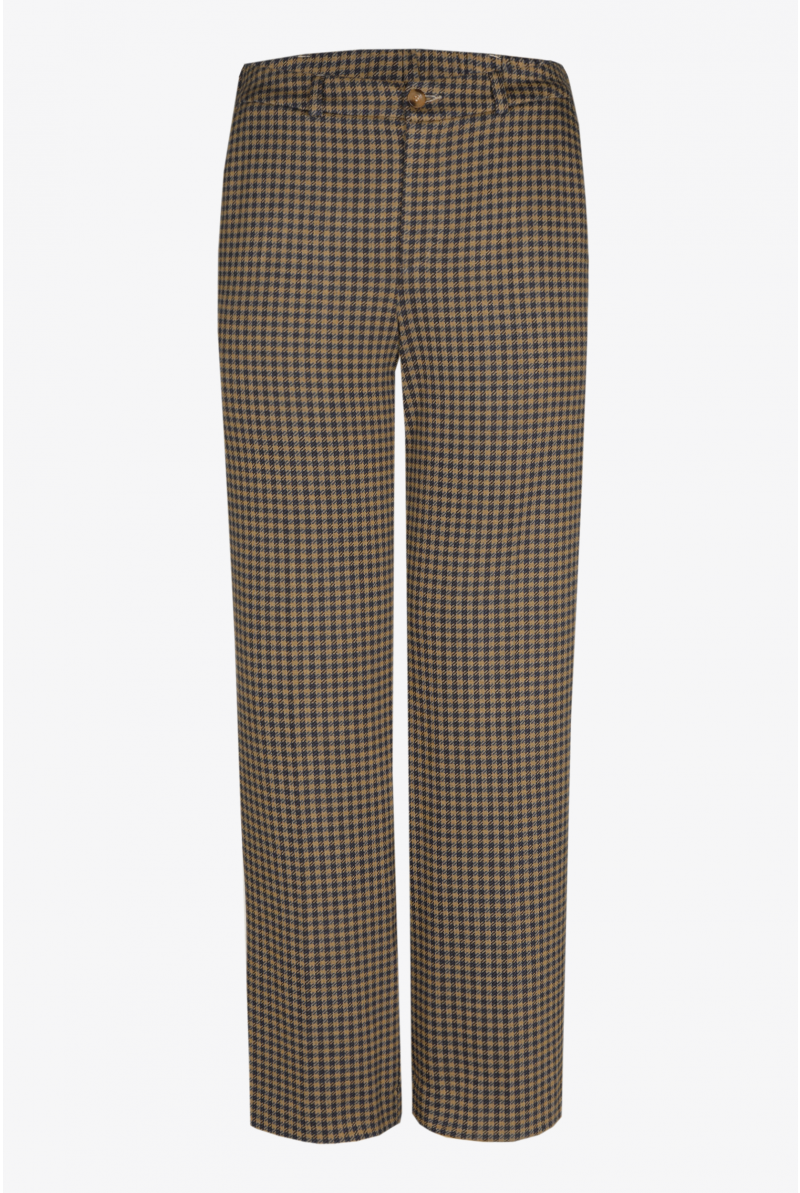 Geklede broek met 3 kleuren
