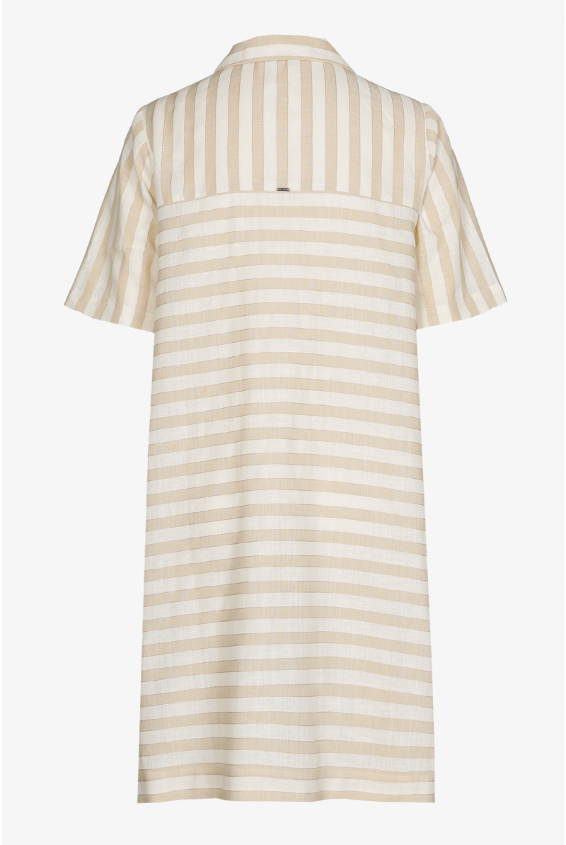 Robe courte rayée