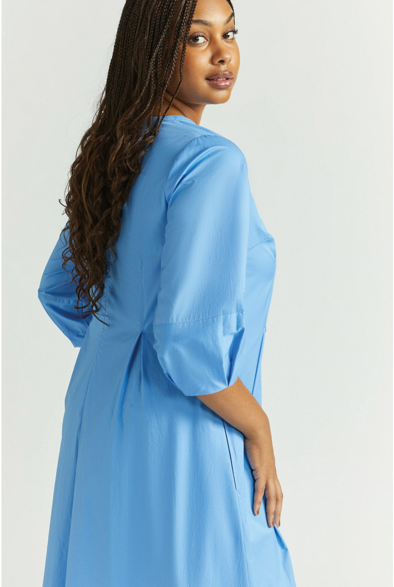 Robe longue en coton