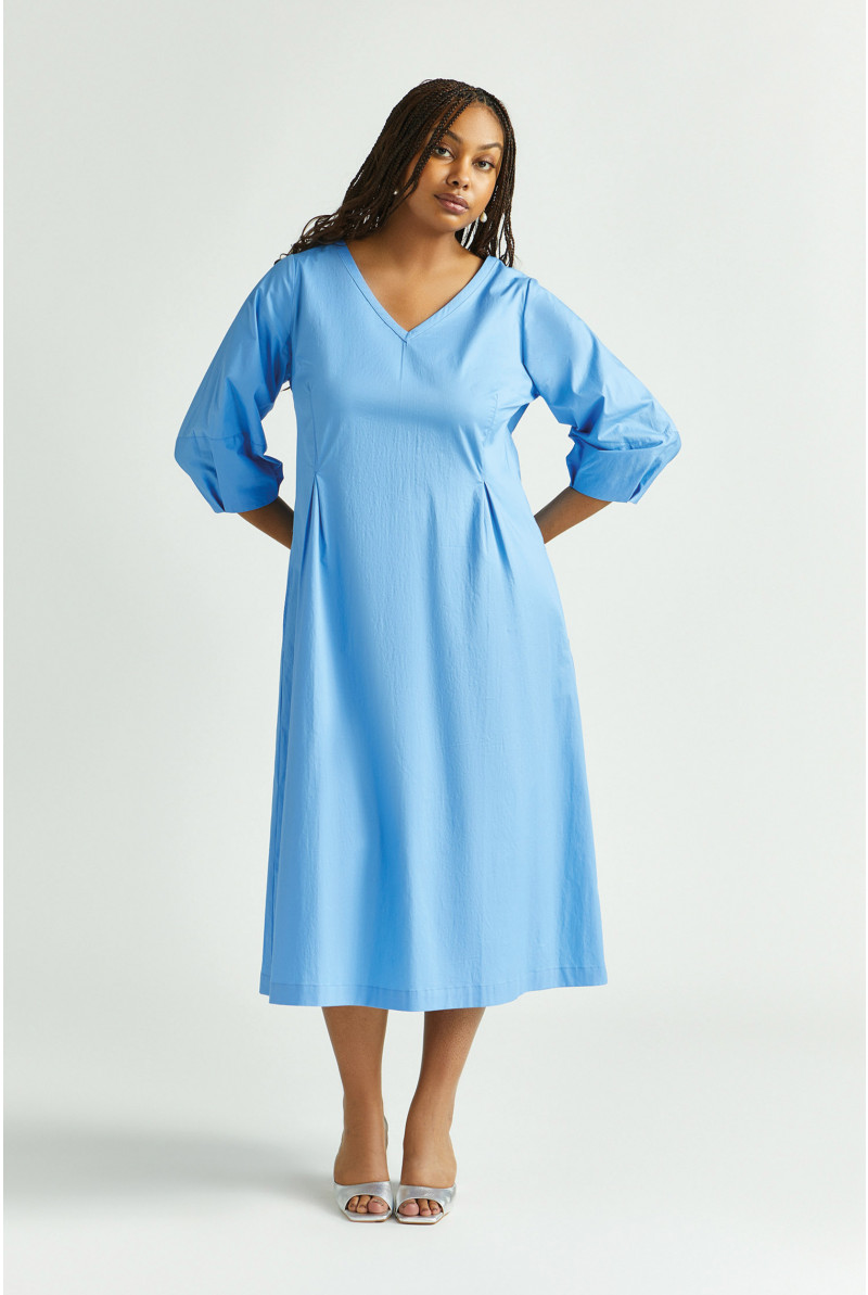 Robe longue en coton