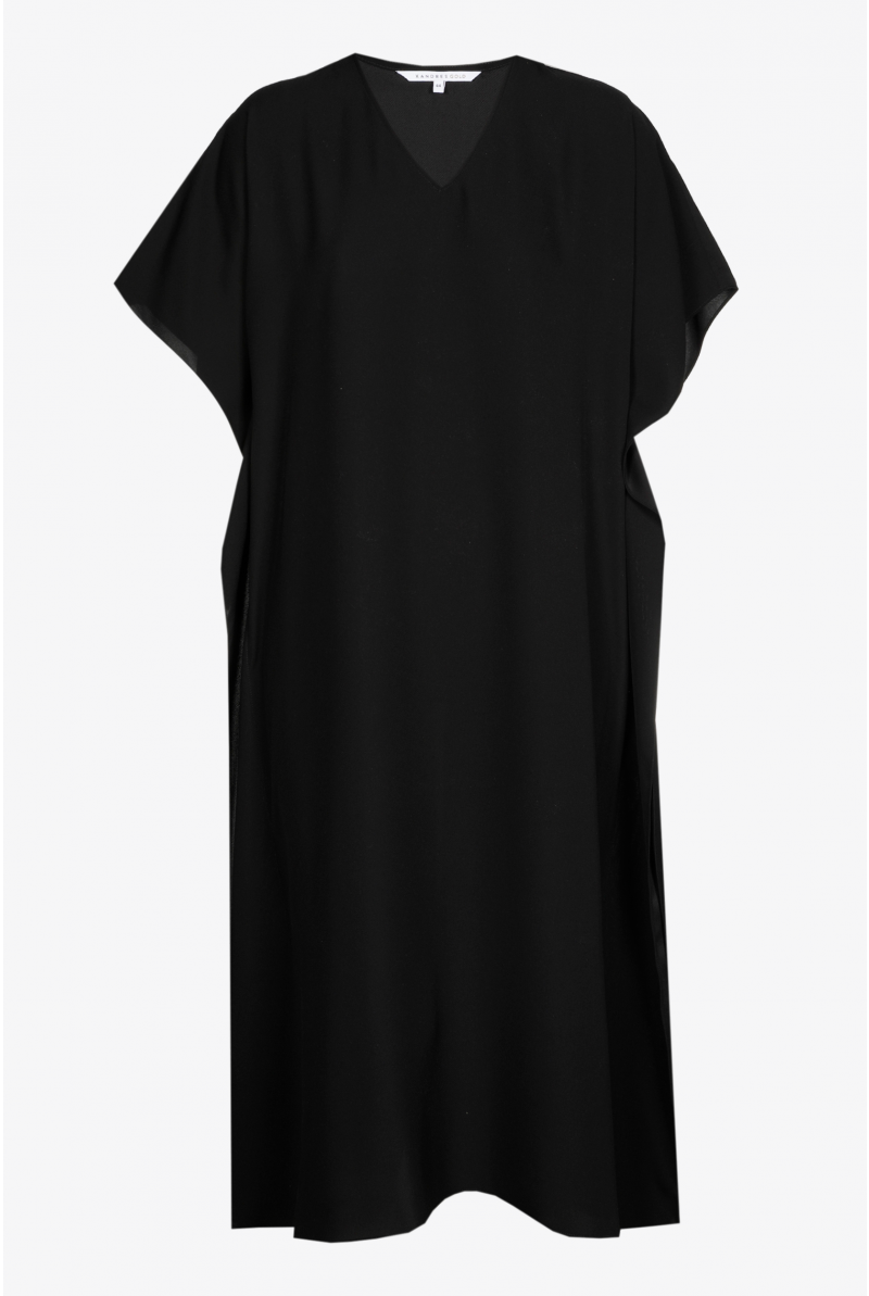 Kaftan dress with V-neck