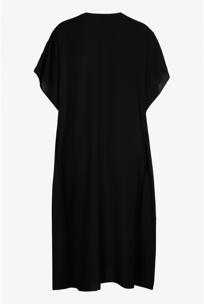 Kaftan dress with V-neck
