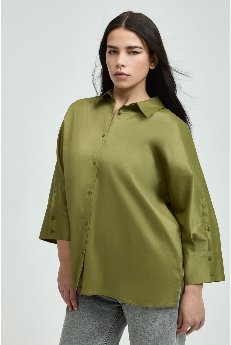 Lange hemdblouse