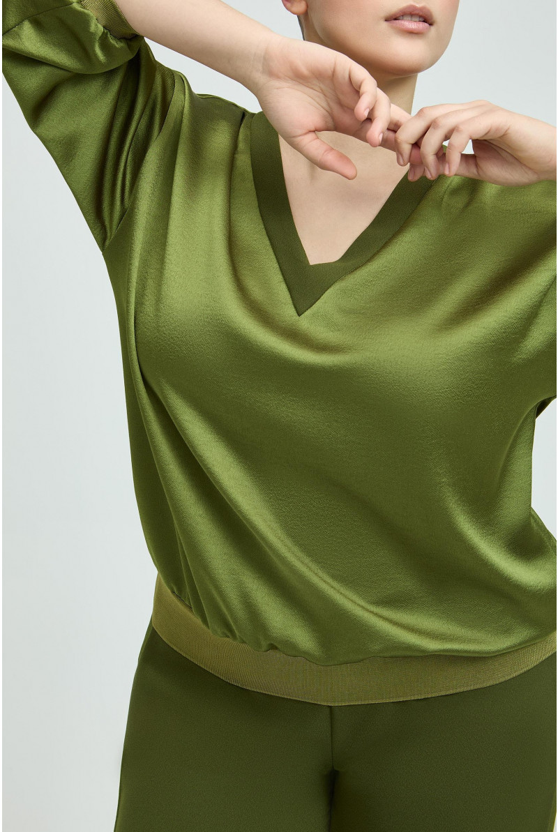 Blouse met lange mouwen