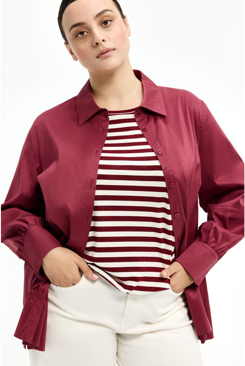 Tuniekblouse met wijde mouwen