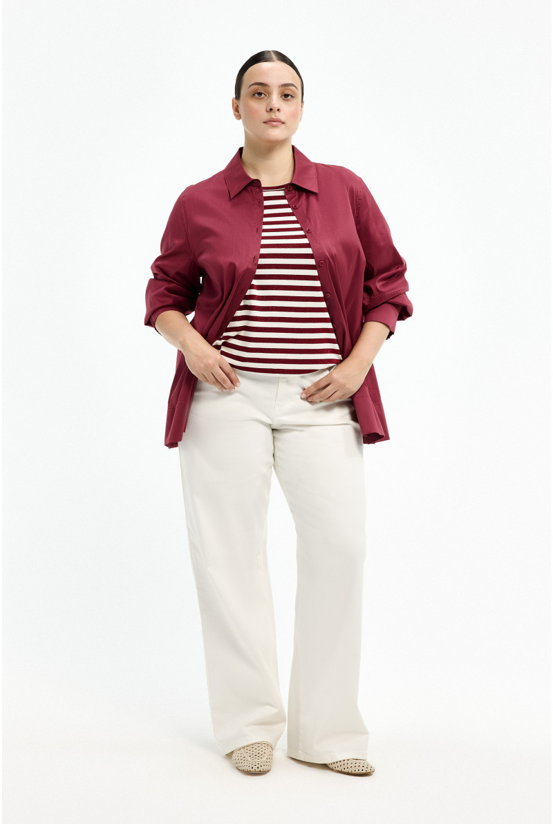 Tuniekblouse met wijde mouwen