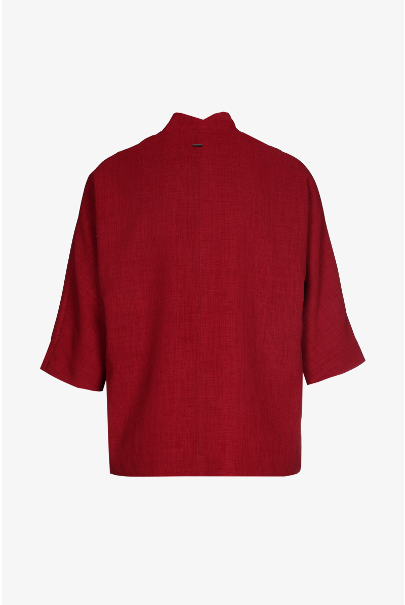 Blouse in crêpestof