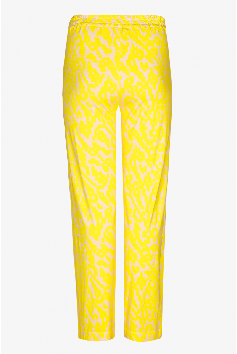 Pantalon extensible avec motif