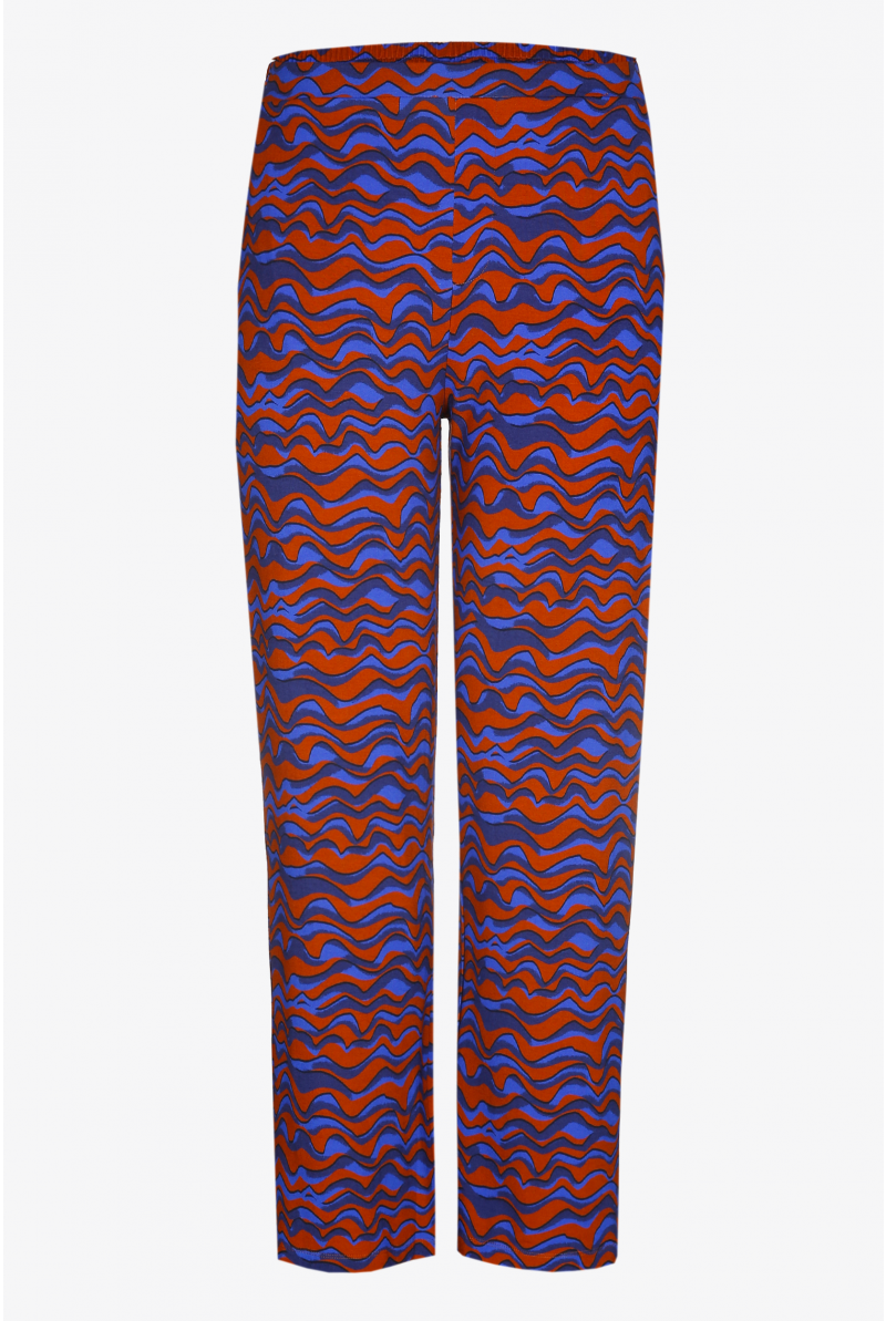 Hose mit originellem Muster