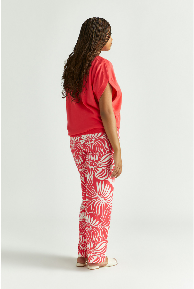 Broek met bloemenprint