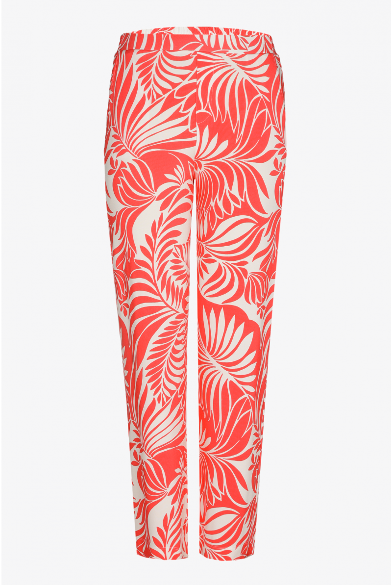 Broek met bloemenprint