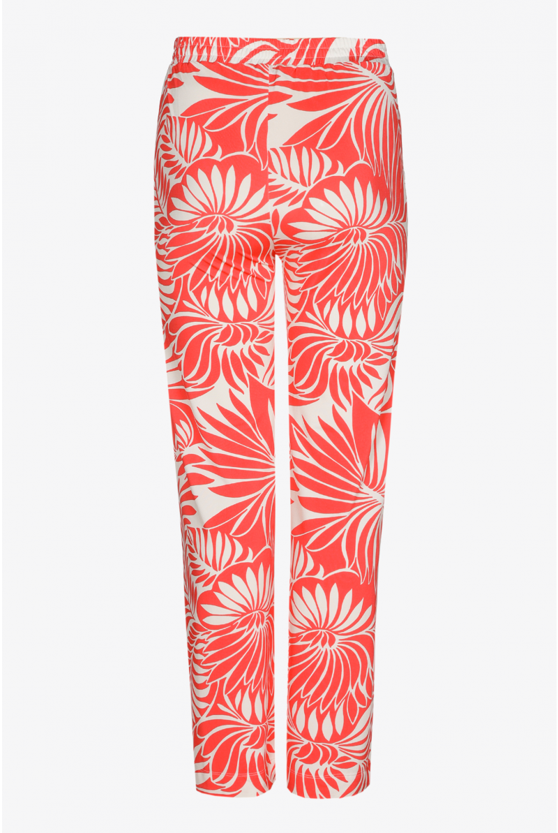 Broek met bloemenprint