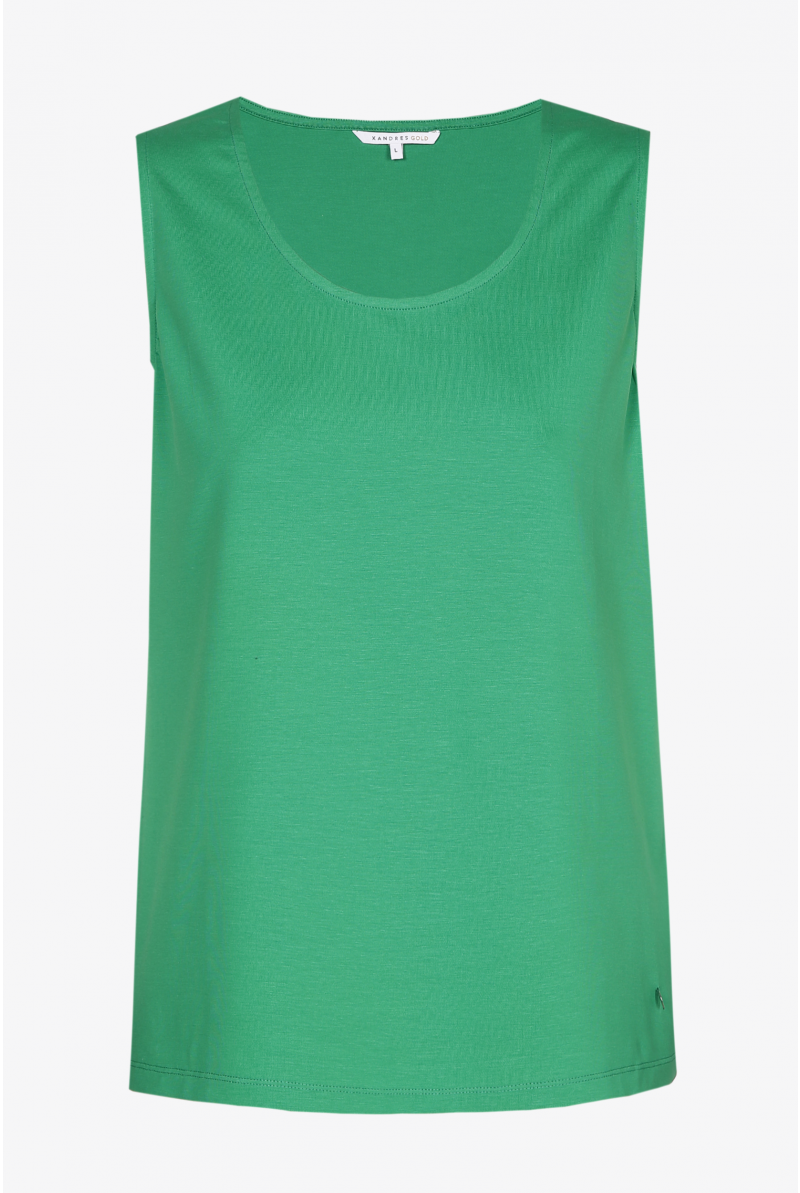 Green sleeveless top