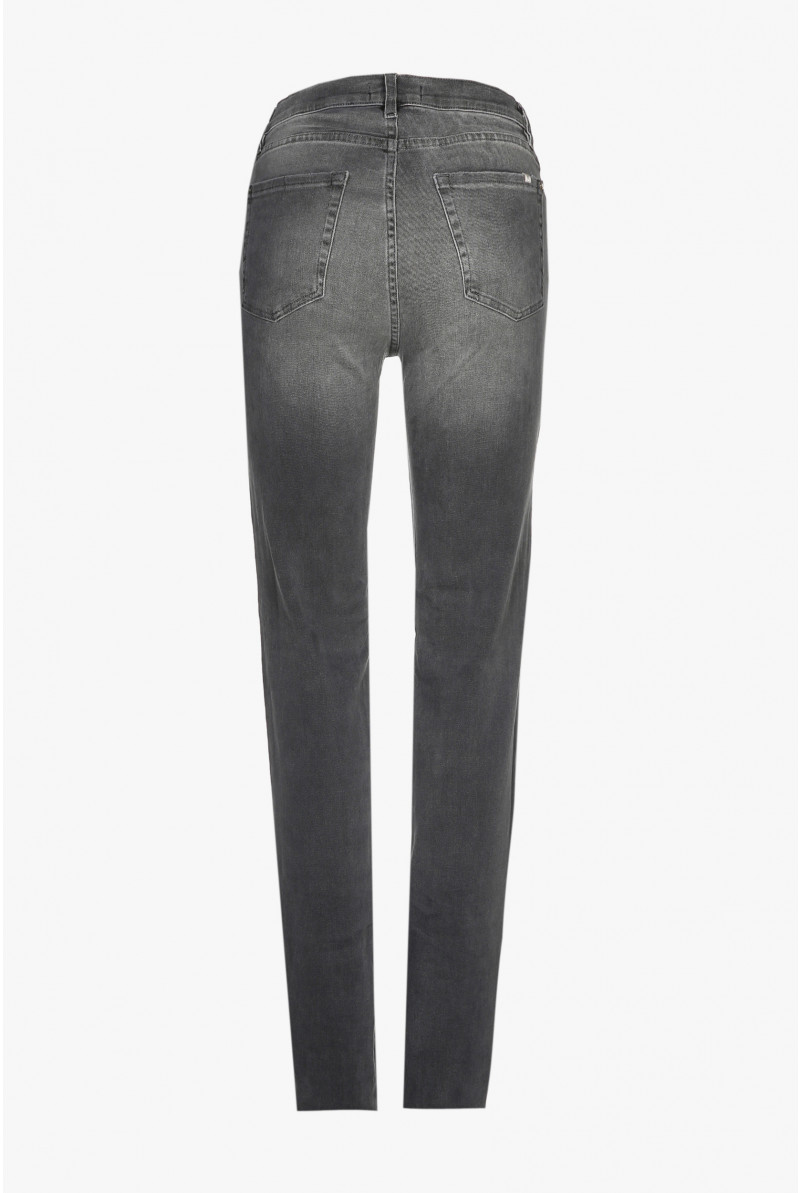 Grey slim-fit jeans