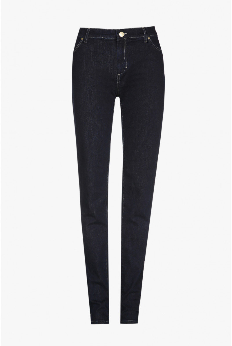 Donkerblauwe skinny jeans