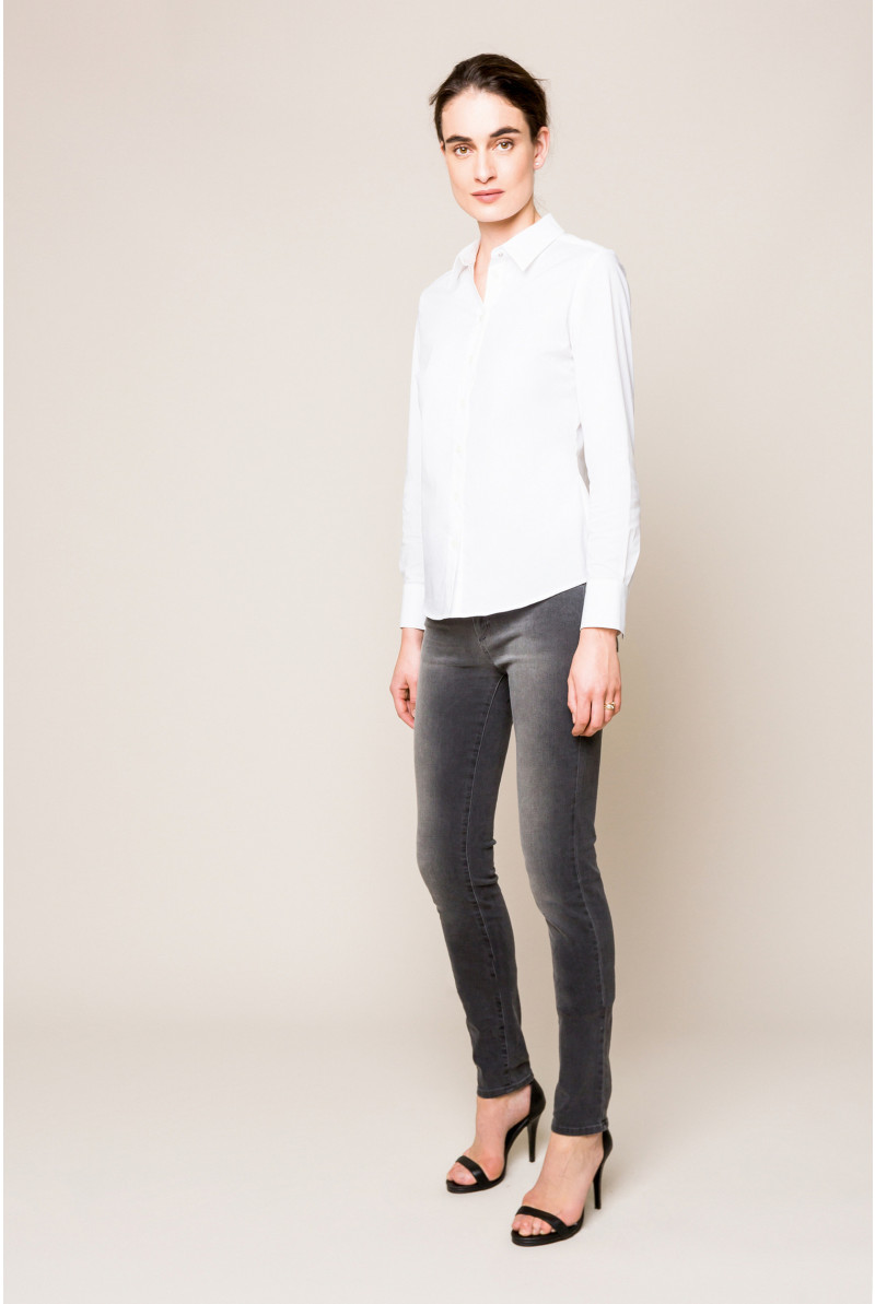 Jean moulant gris