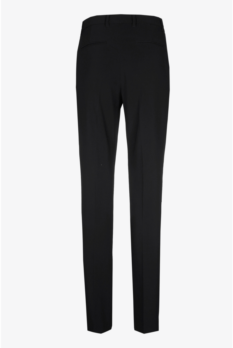 Black wrinkle-free chinos