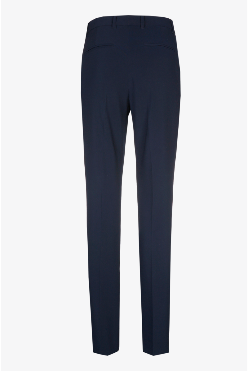Dark-blue wrinkle-free chinos