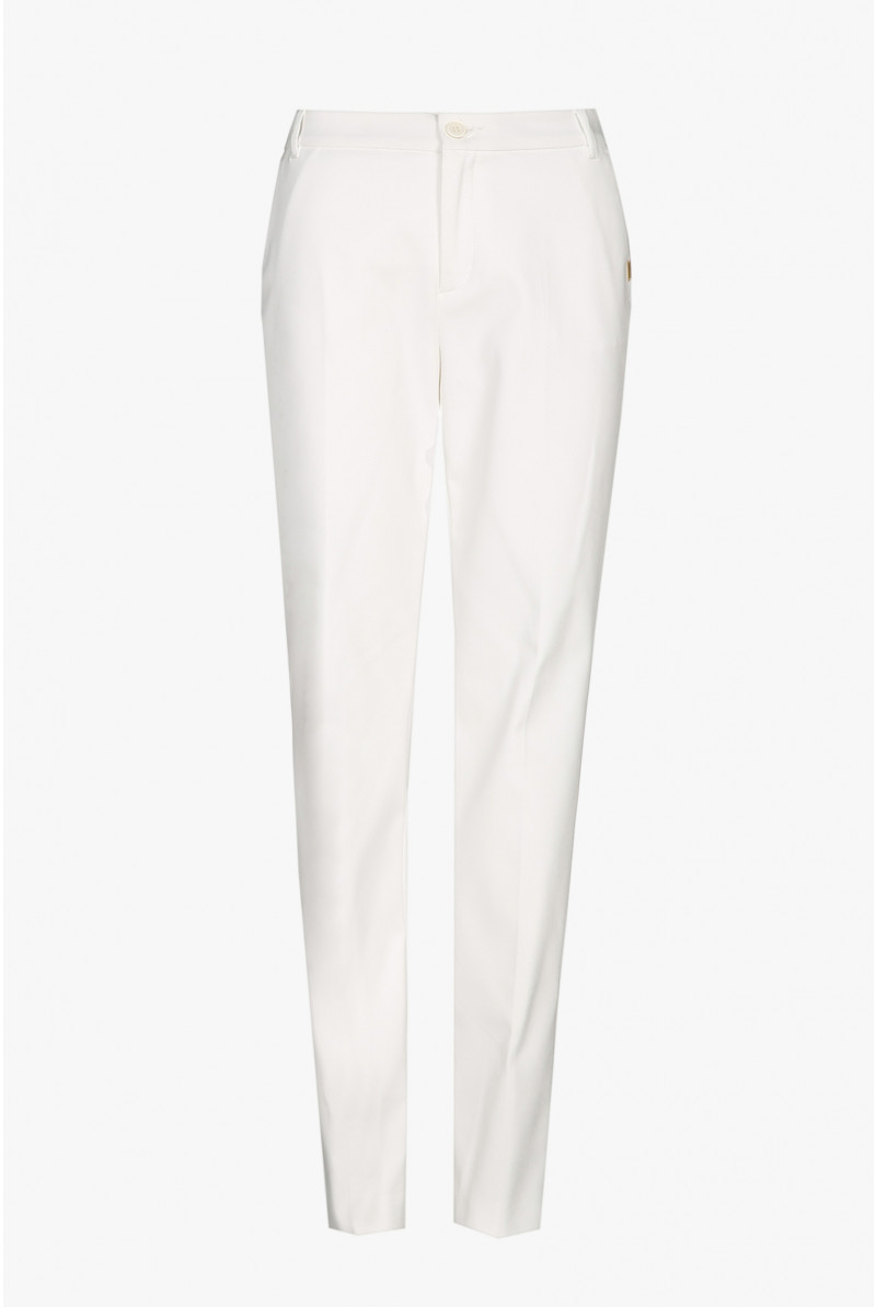 Pantalon chino blanc en coton