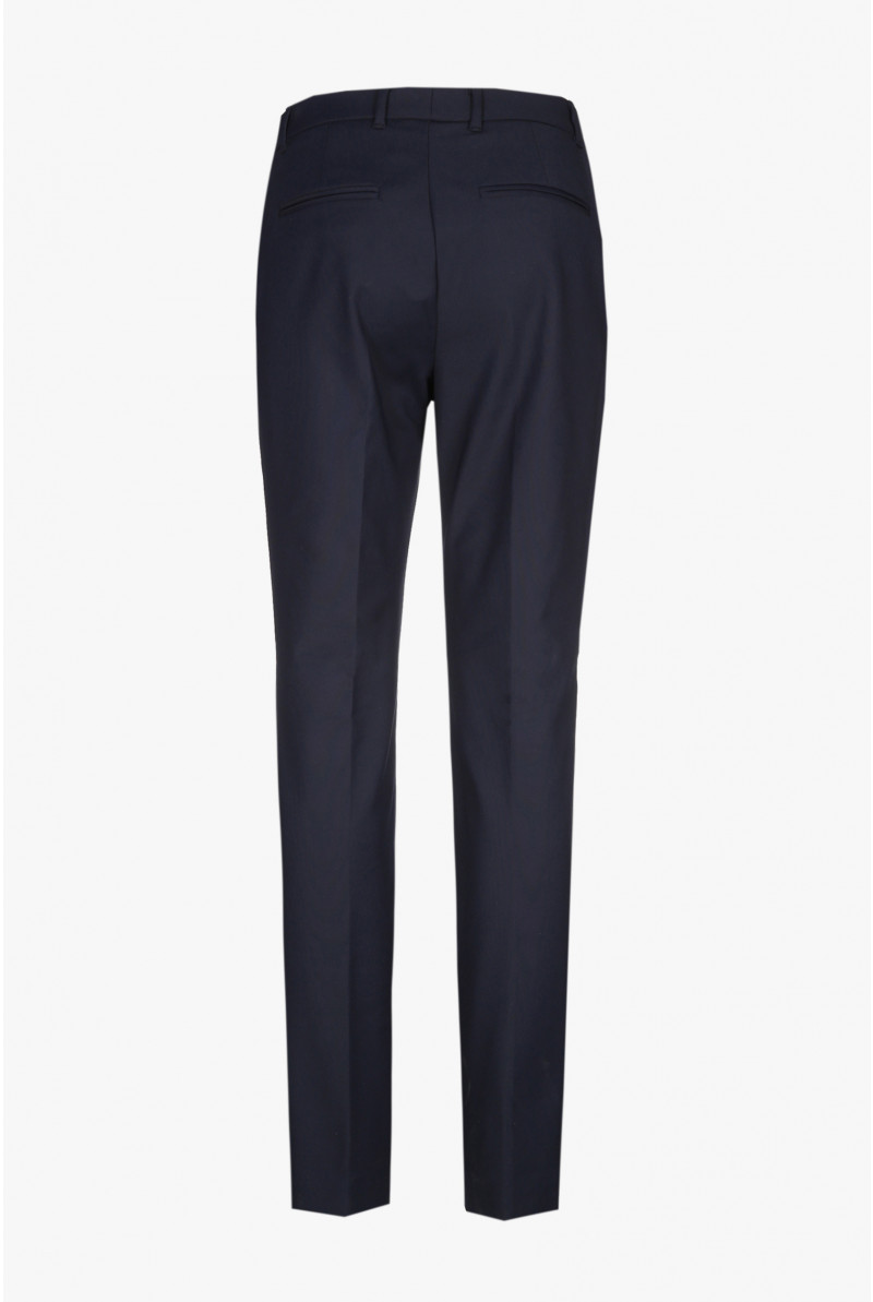 Pantalon chino bleu marine en coton