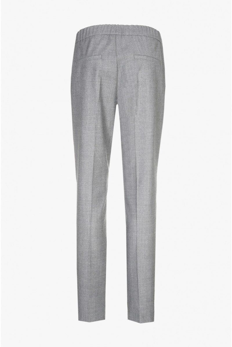 Chino habillé en laine gris clair