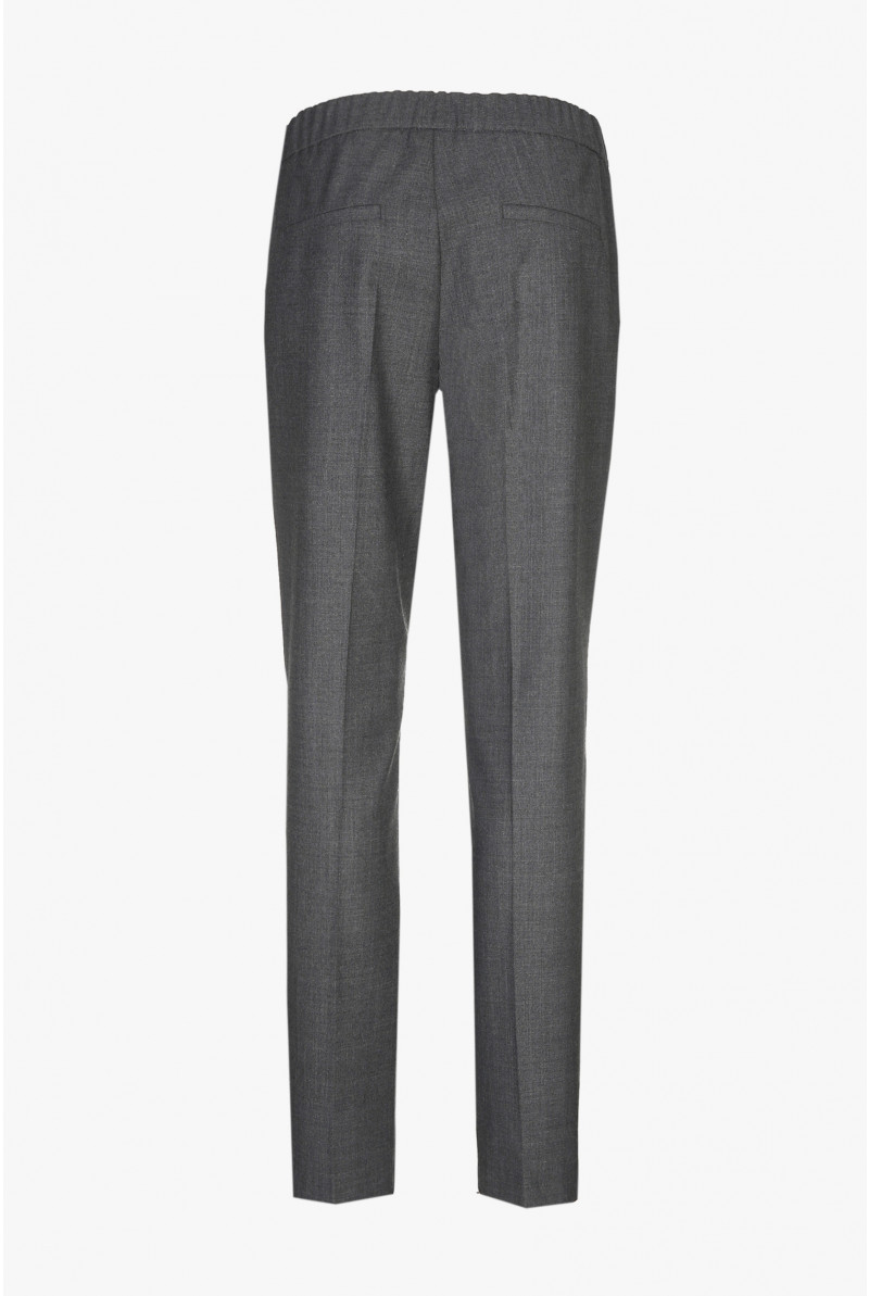 Schicke dunkelgraue Chino Hose aus Wolle