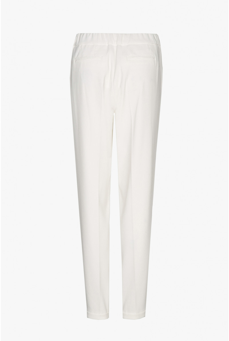 Smart white trousers