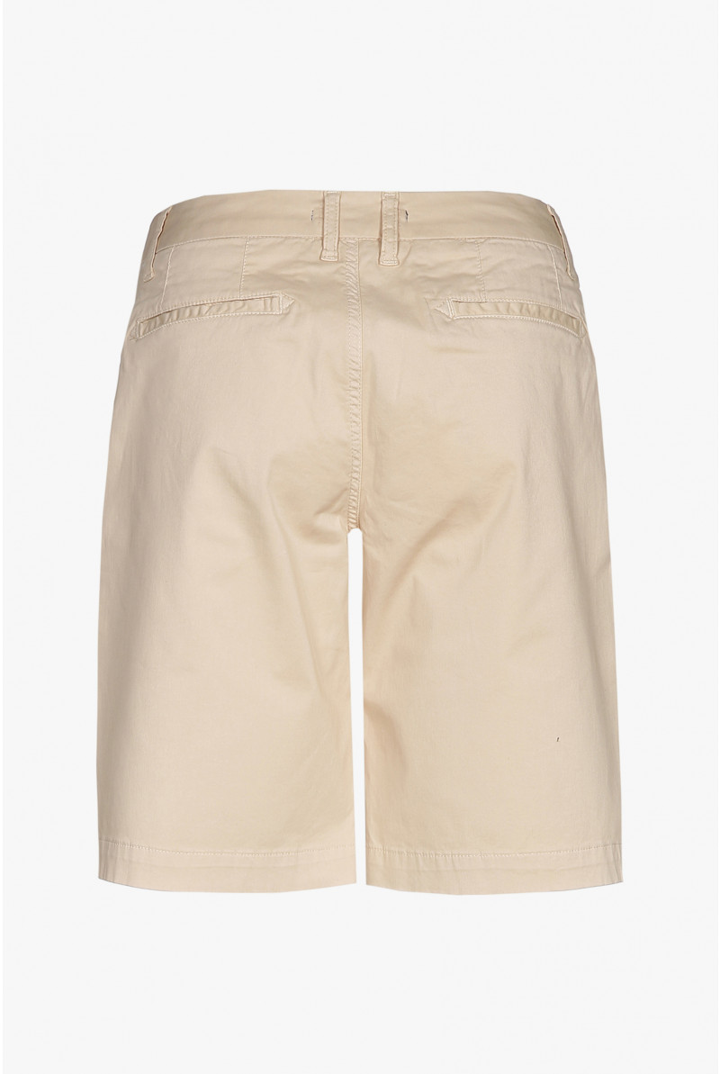 Beige shorts with stretch